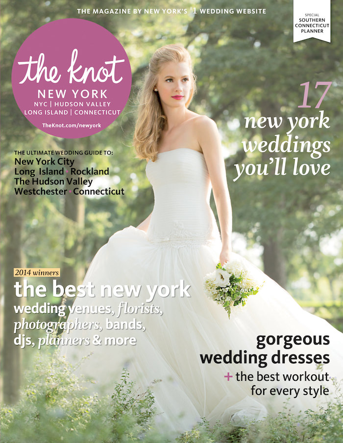Carmen Santorelli featured in The Knot NY Magazine