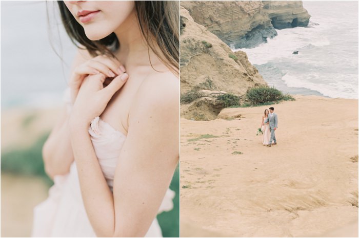 california cliffs wedding